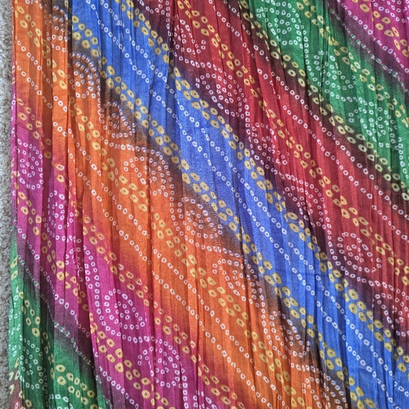 Multi colored Bhadani dupatta  | Scarf | Boho - Picture 2 of 6